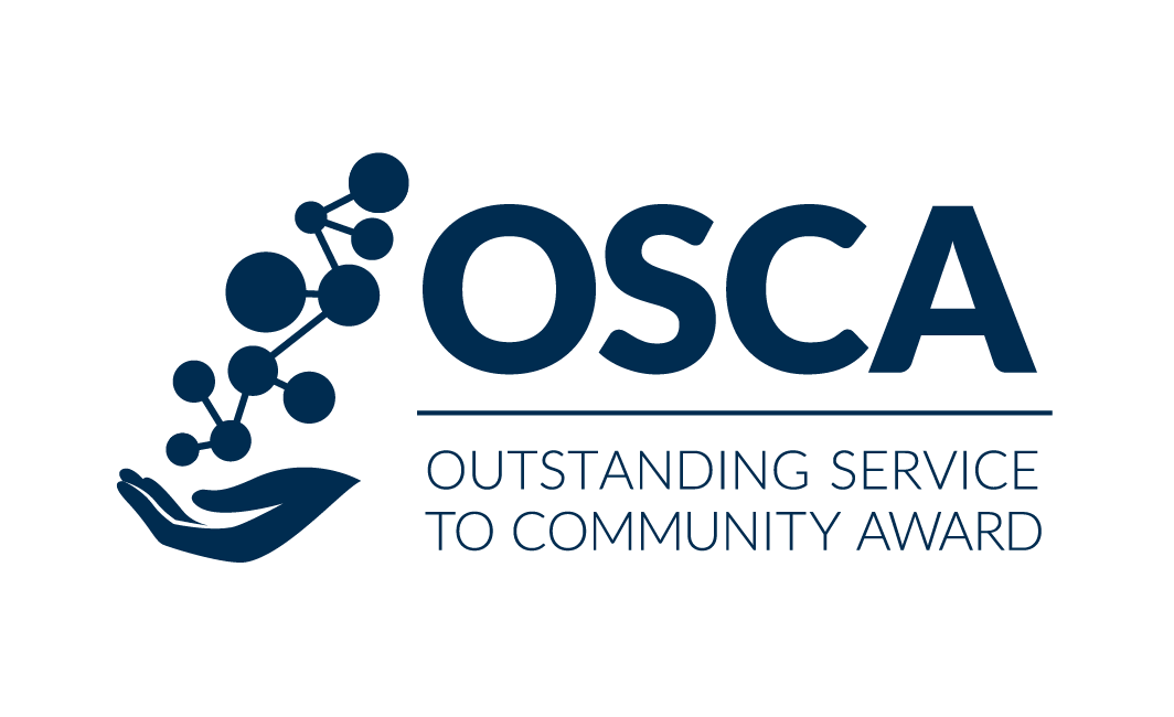 Logo for Outstanding Service to Community Award